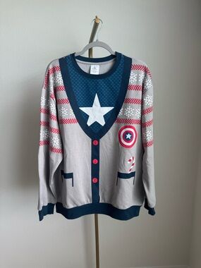 Captain America Ugly Sweater Sweatshirt